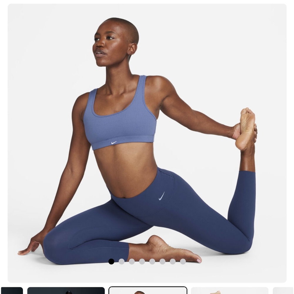 Nike Women's Zenvy Blue Sports Bra